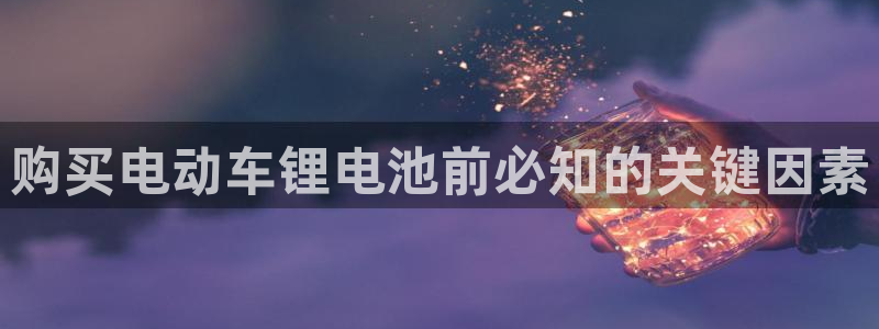 尊龙官方平台是正品吗：购买电动车锂电池前必知的关键因素