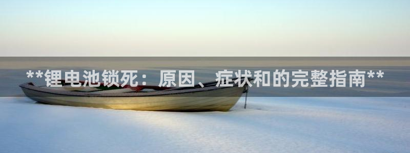 凯时ag旗舰厅登录：**锂电池锁死：原因、症状和的完整指南**