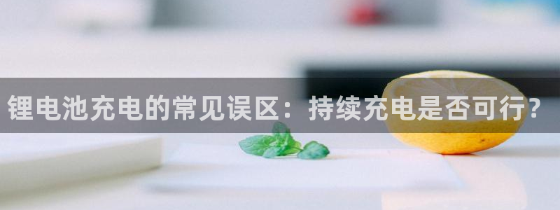 尊龙长相评价：锂电池充电的常见误区：持续充电是否可行？